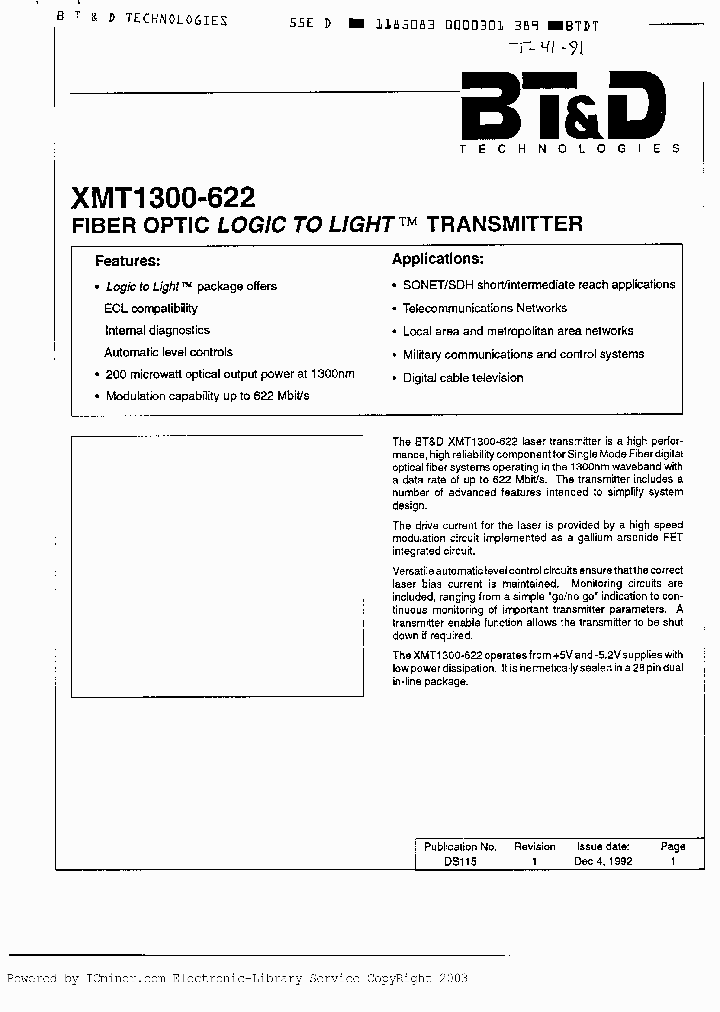 XMT1300-622ST_3411555.PDF Datasheet