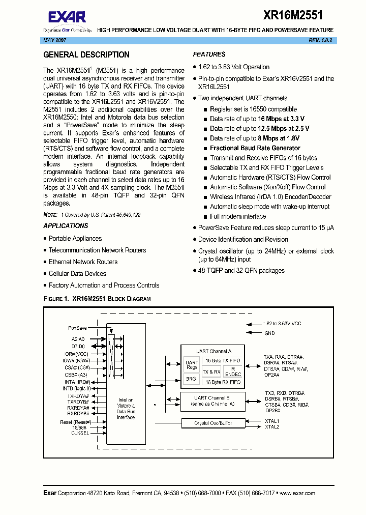 XR16M2551_3411803.PDF Datasheet