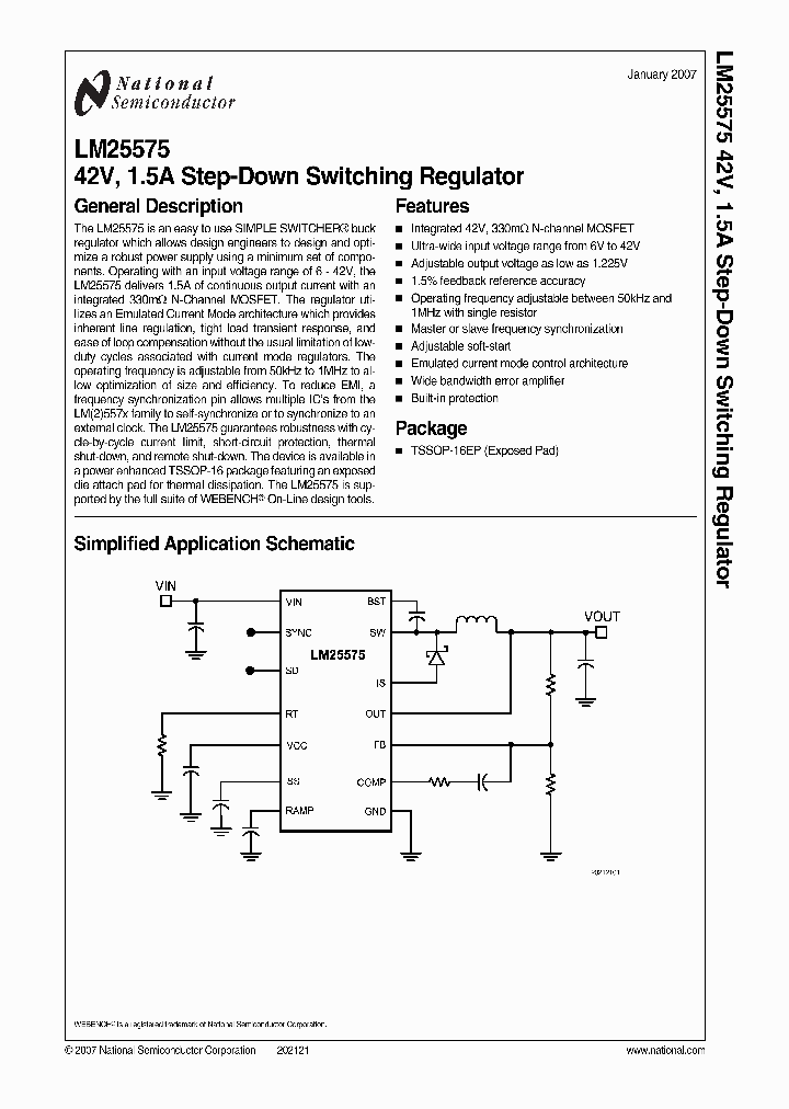LM25575_3411811.PDF Datasheet