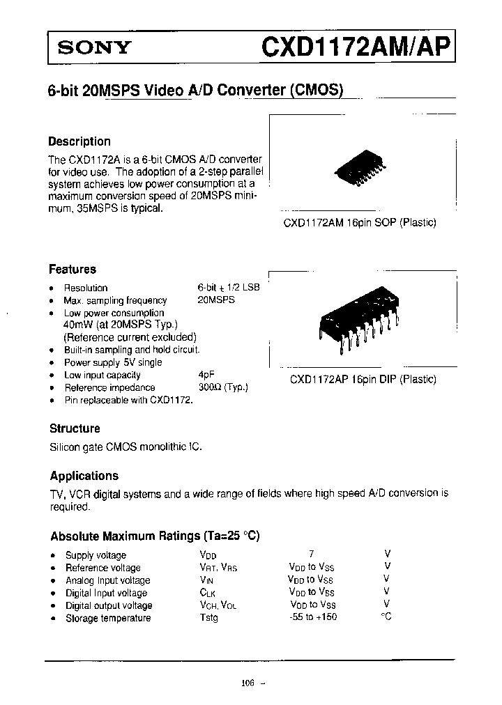 CXS1172AP_3414398.PDF Datasheet
