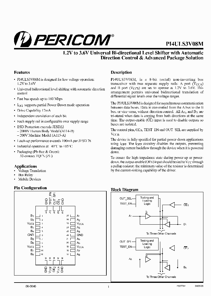 PI4ULS3V08MZLE_3416340.PDF Datasheet