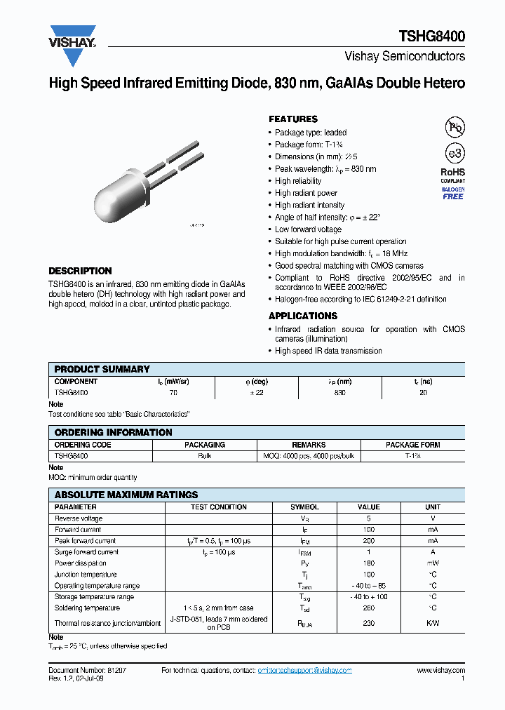 TSHG8400_3419116.PDF Datasheet