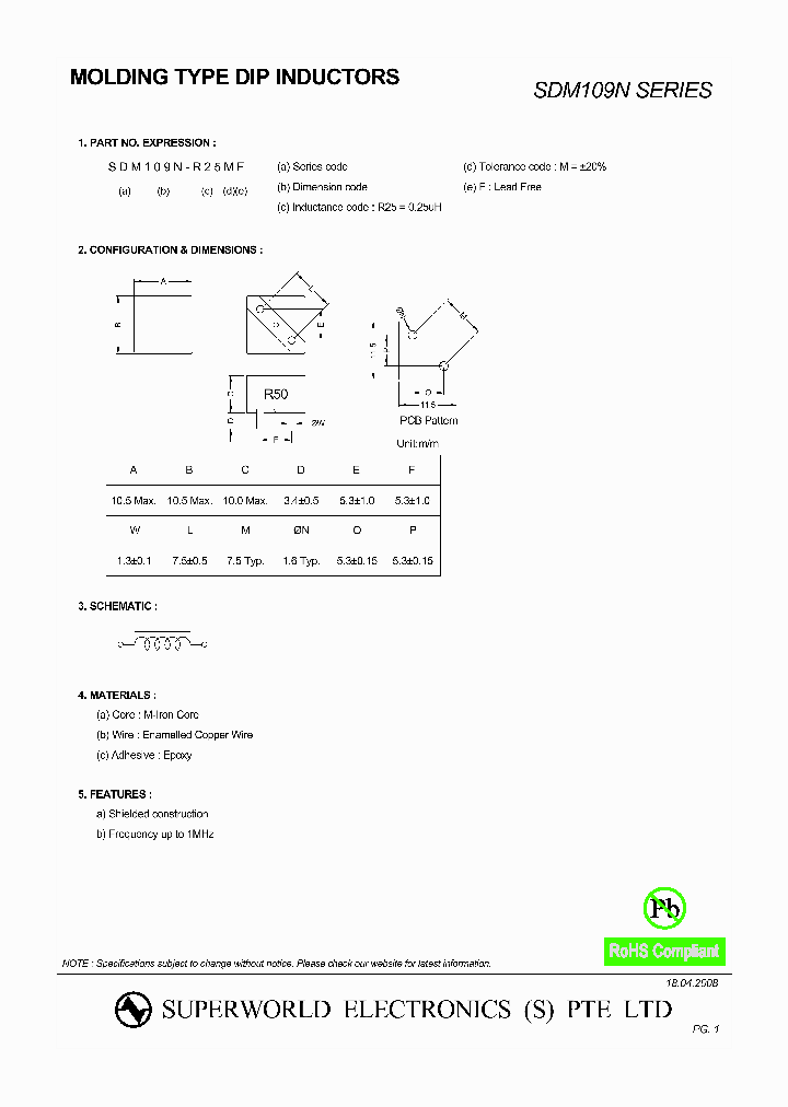 SDM109N-R68MF_3420015.PDF Datasheet