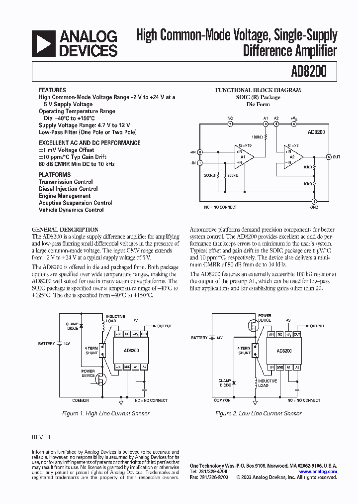 AD8200YCHIPS_3425582.PDF Datasheet