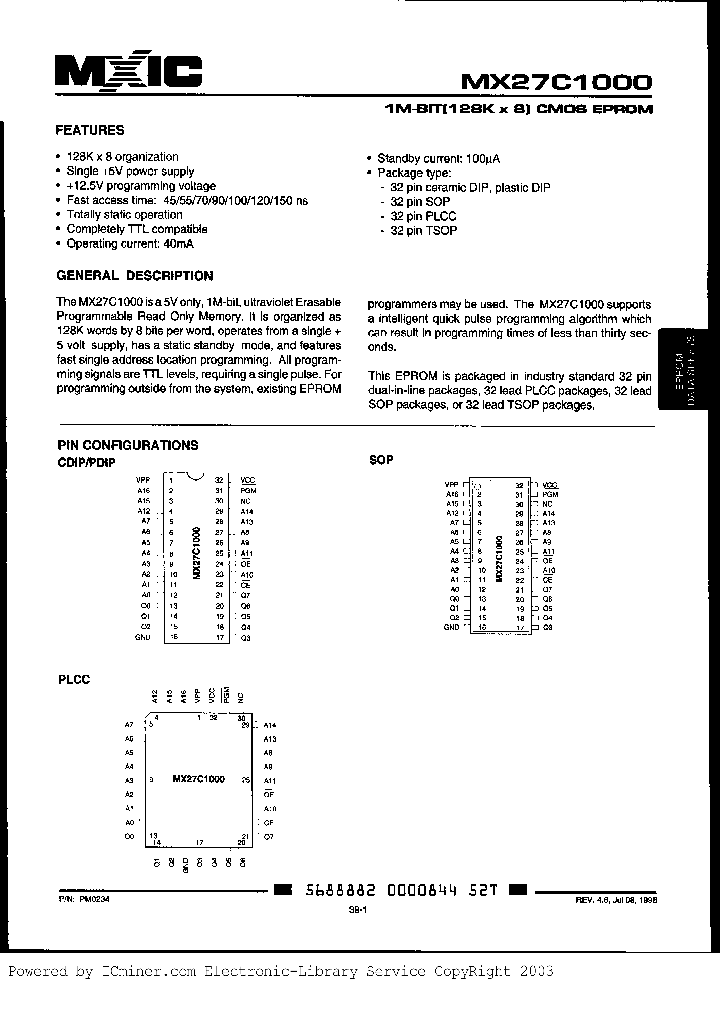 MX27C1000DC-12_3426802.PDF Datasheet