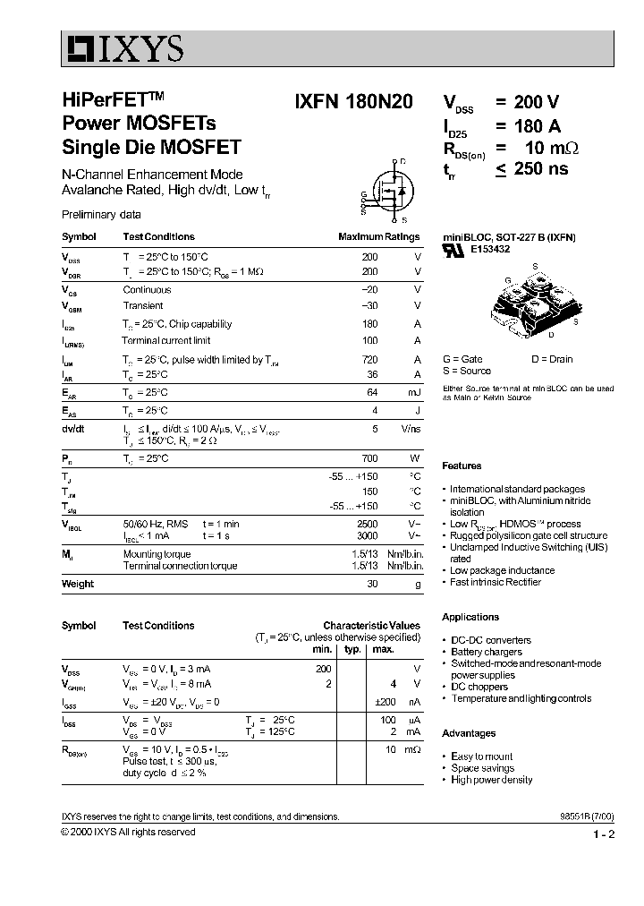 IXFN180N20_3422825.PDF Datasheet