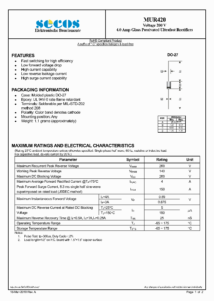 MUR420_3430725.PDF Datasheet