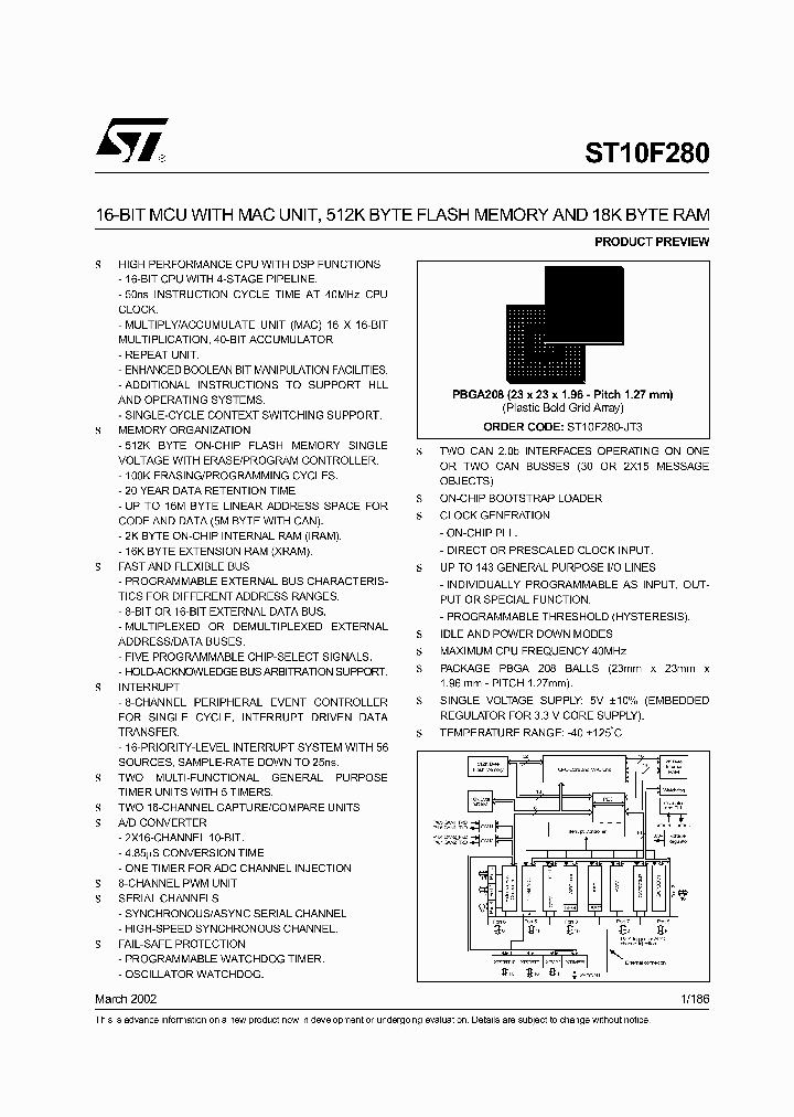 ST10F280DATASHEET_3431349.PDF Datasheet