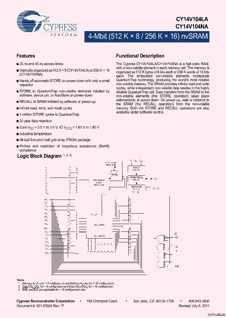 CY14V104NA-BA25XIT_3435694.PDF Datasheet