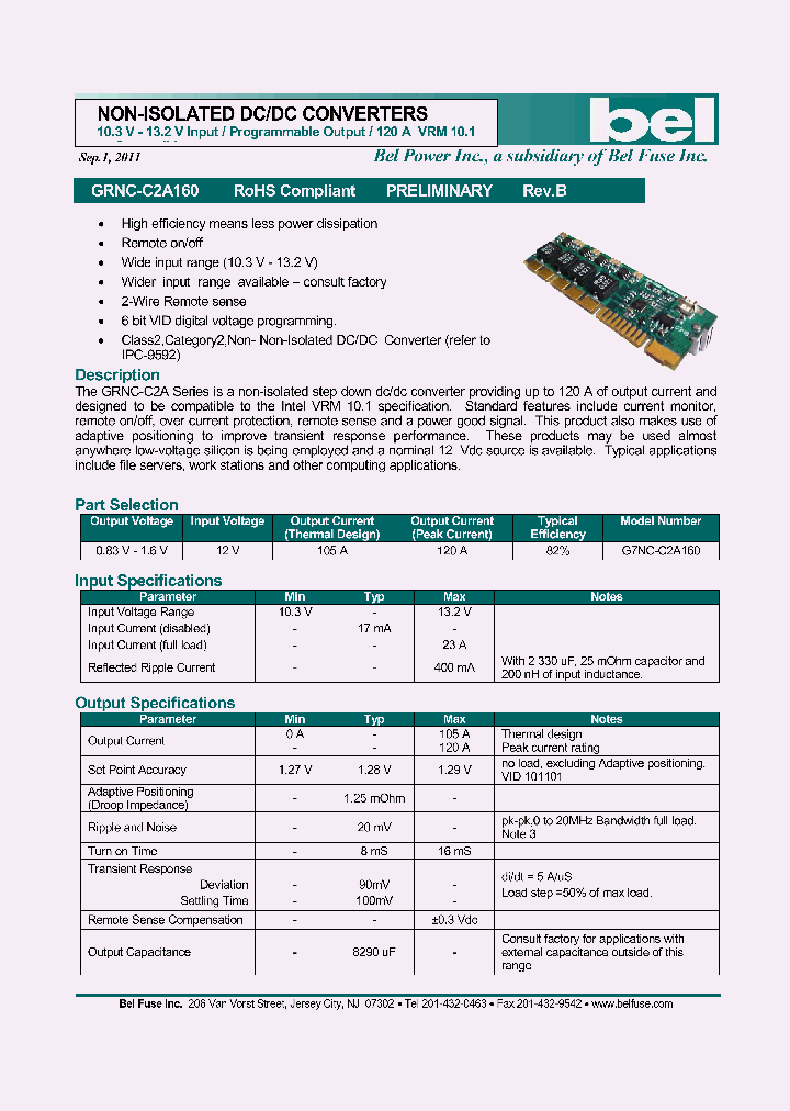 GRNC-C2A160_3438090.PDF Datasheet