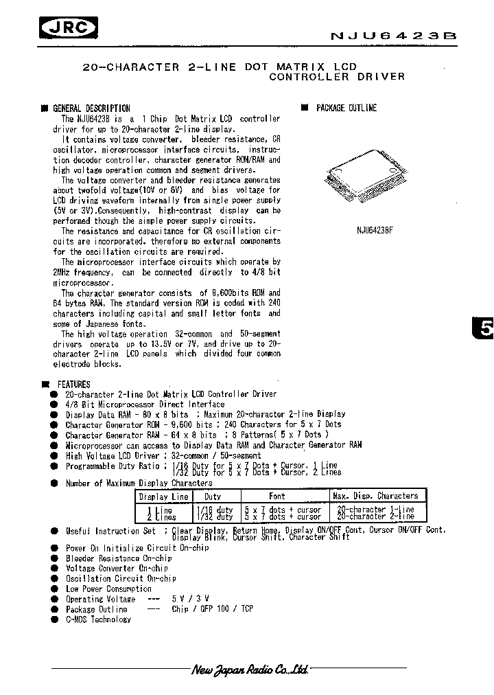 NJU6423BF_3438383.PDF Datasheet