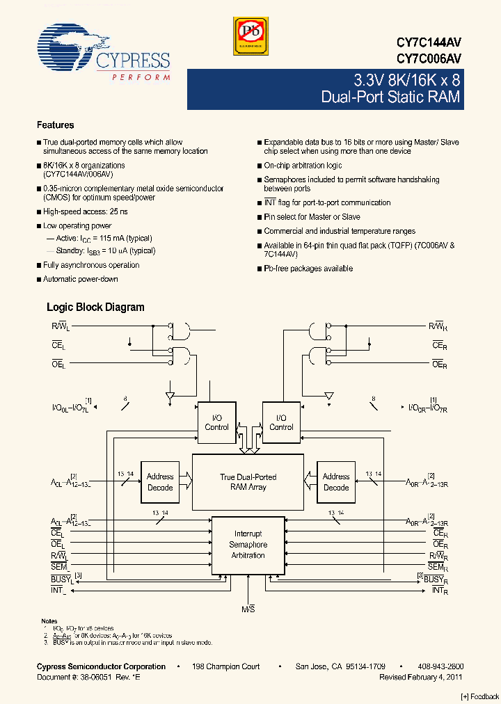 CY7C006AV_3440460.PDF Datasheet