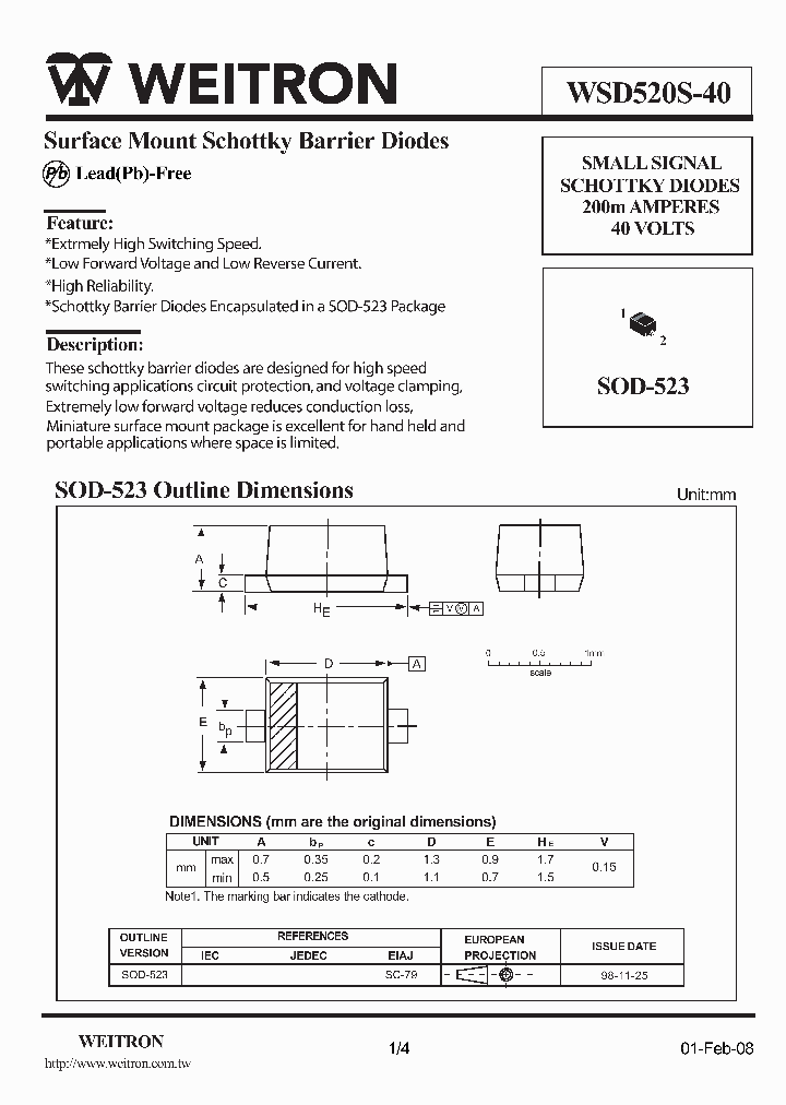 WSD520S-40_3440797.PDF Datasheet