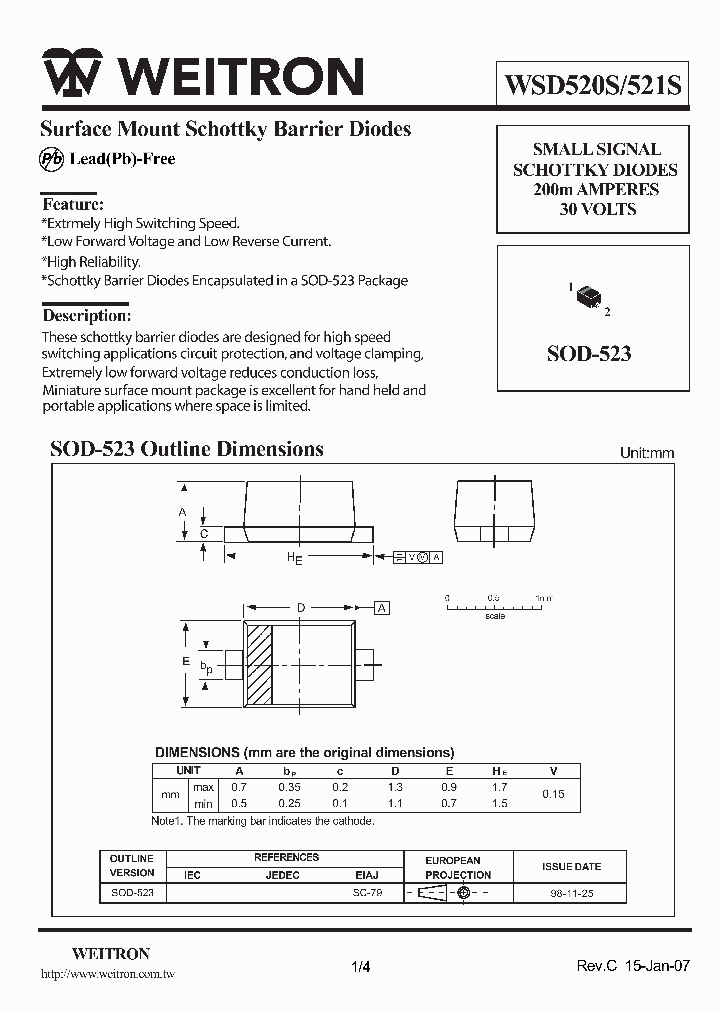 WSD520S07_3440798.PDF Datasheet