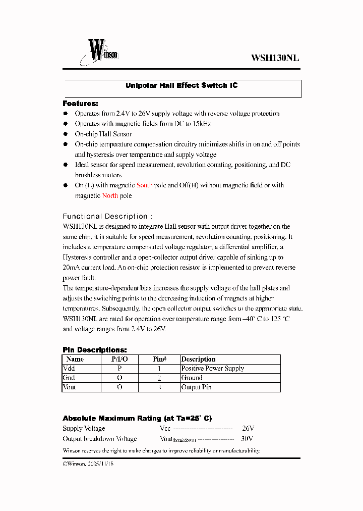 WSH130NL-XPCN2_3447646.PDF Datasheet