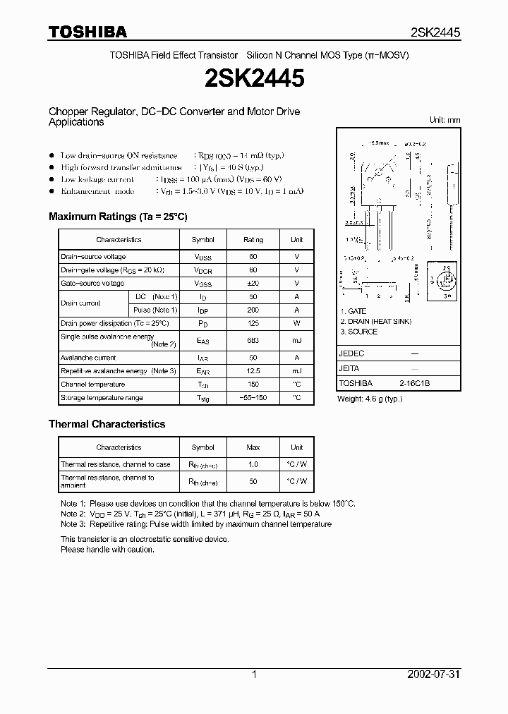 2SK2445_3453761.PDF Datasheet