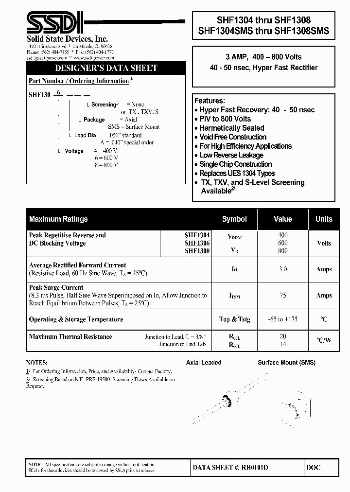 SHF1304_3457259.PDF Datasheet