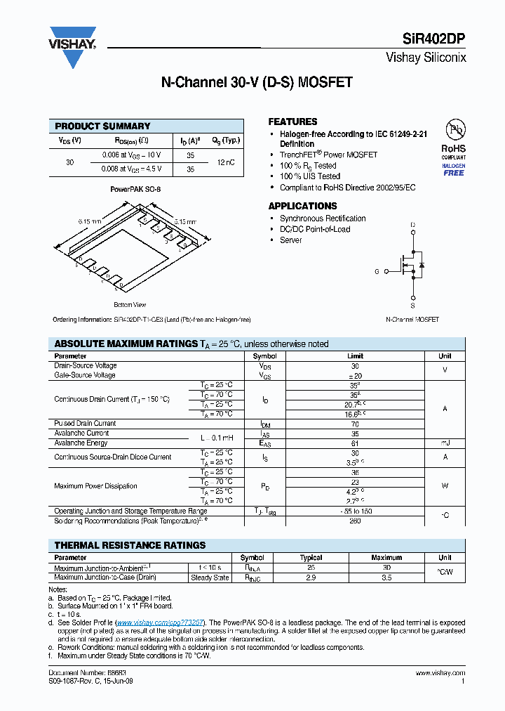 SIR402DP09_3460796.PDF Datasheet