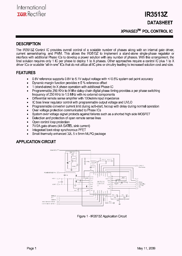 IR3513ZMPBF_3466612.PDF Datasheet