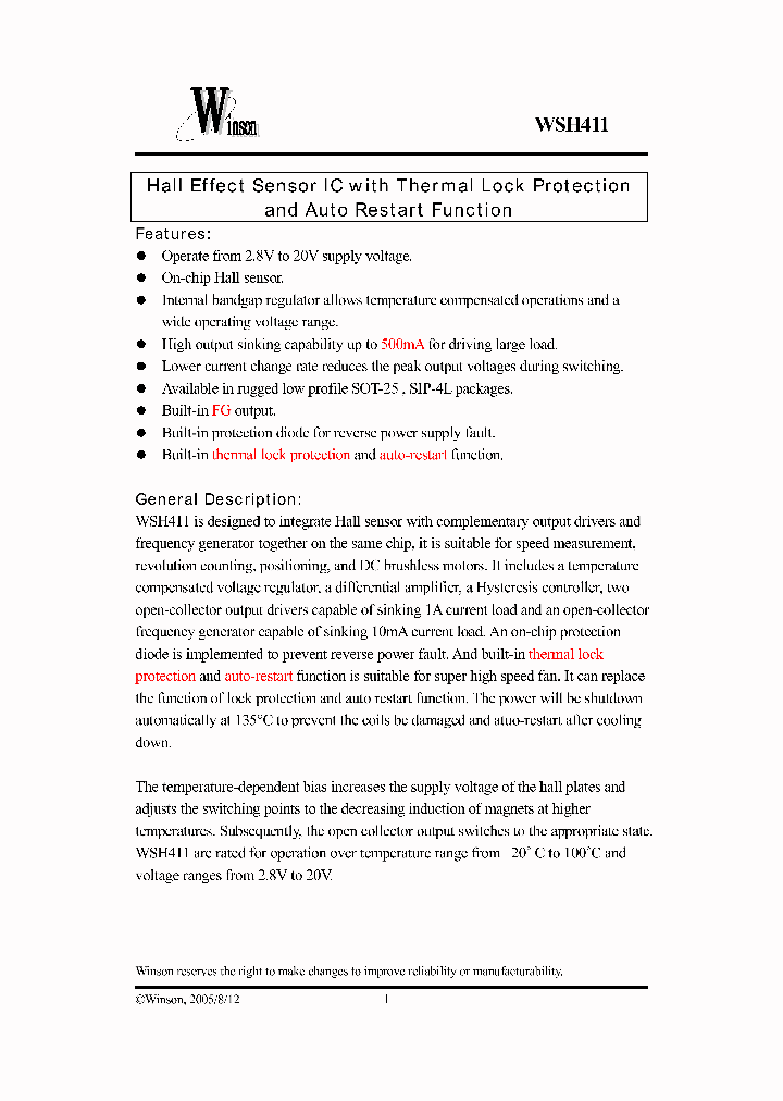 WSH411-XPD2_3468553.PDF Datasheet