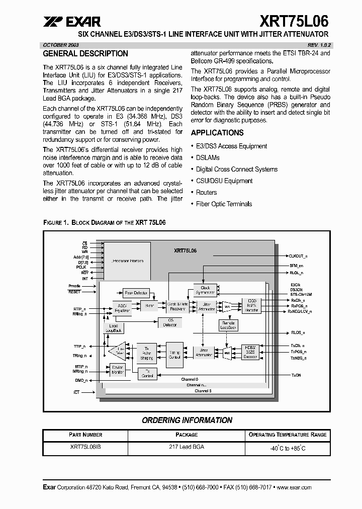 XRT75L06_3474249.PDF Datasheet