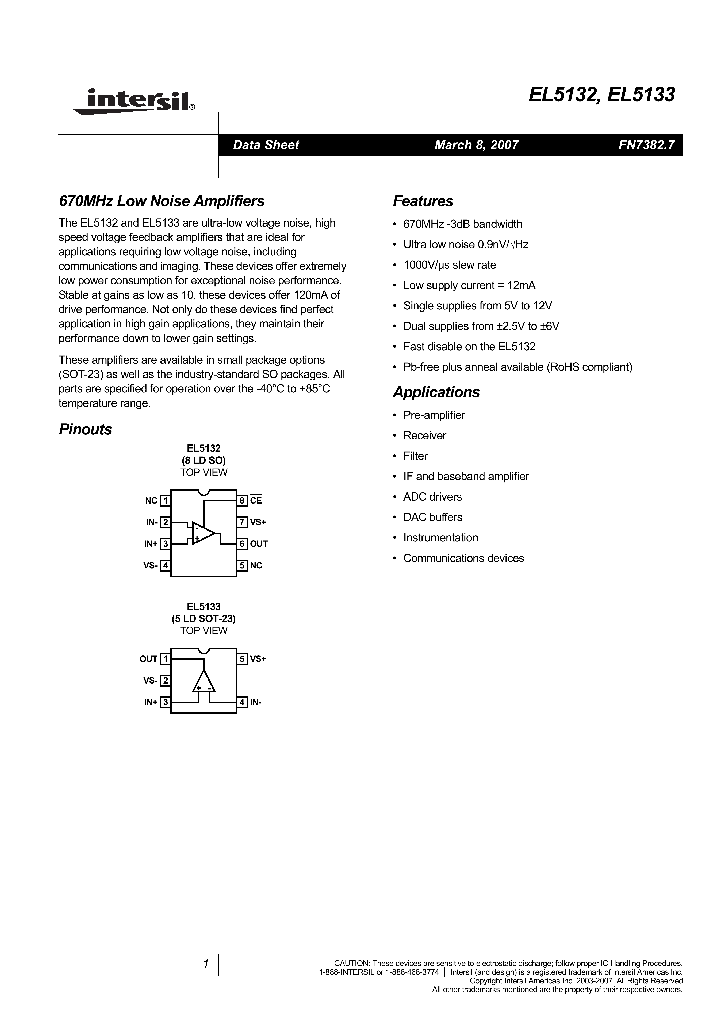 EL5133IWZ-T7_3470342.PDF Datasheet