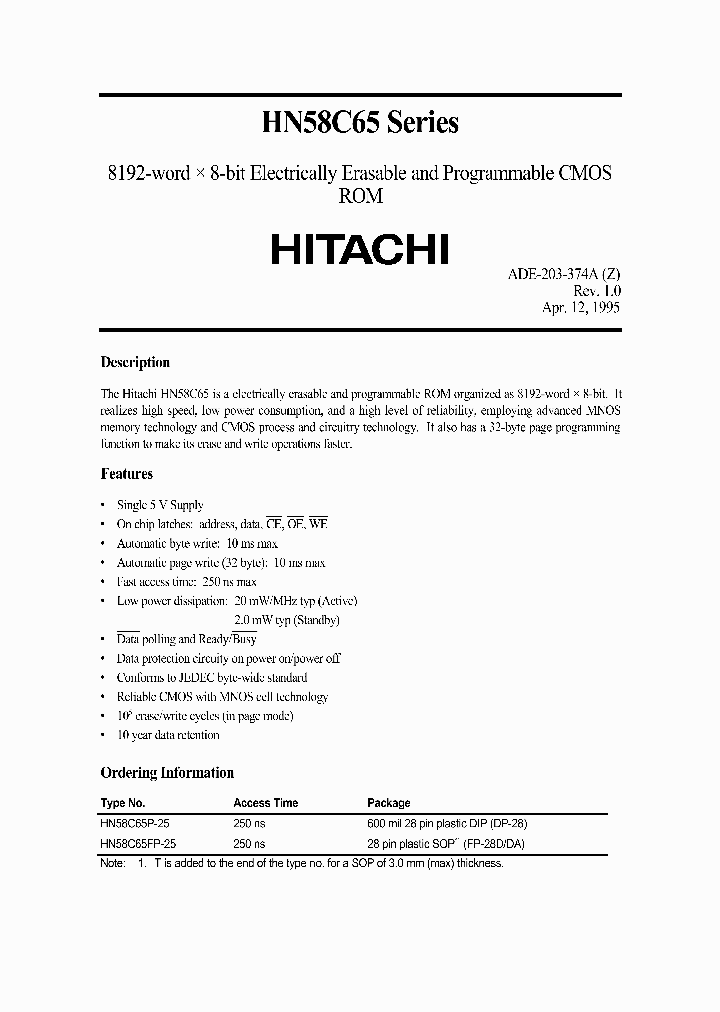 HN58C65FP-25_3482462.PDF Datasheet