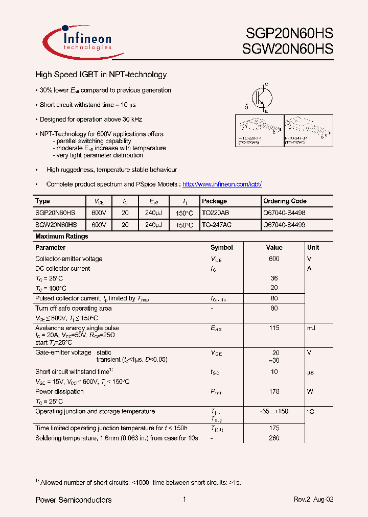 SGP20N60HS_3483636.PDF Datasheet