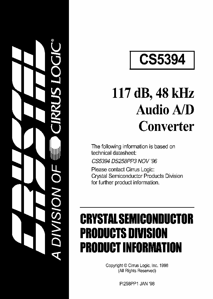 CS5394_3483740.PDF Datasheet