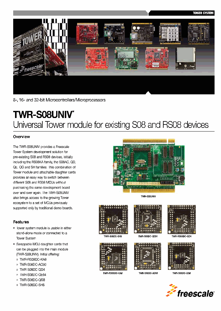 TWR-S08UNIV_3484493.PDF Datasheet