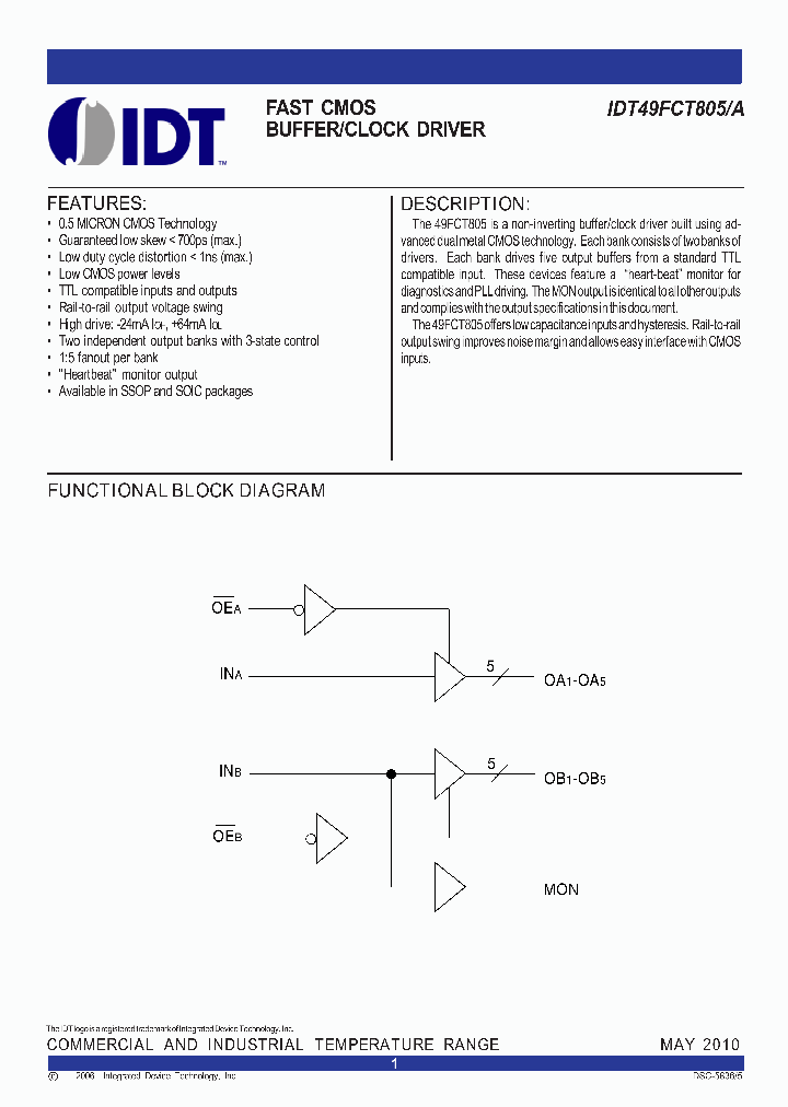 49FCT805PYGPYGBLANK_3486482.PDF Datasheet