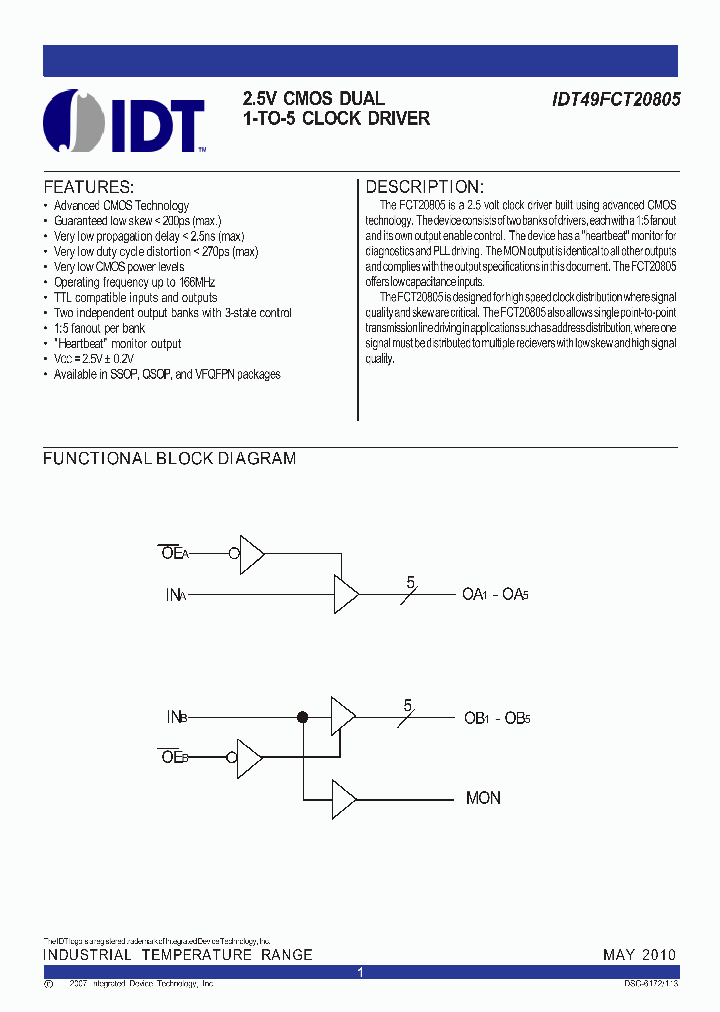 49FCT20805NDGPYGI_3486484.PDF Datasheet