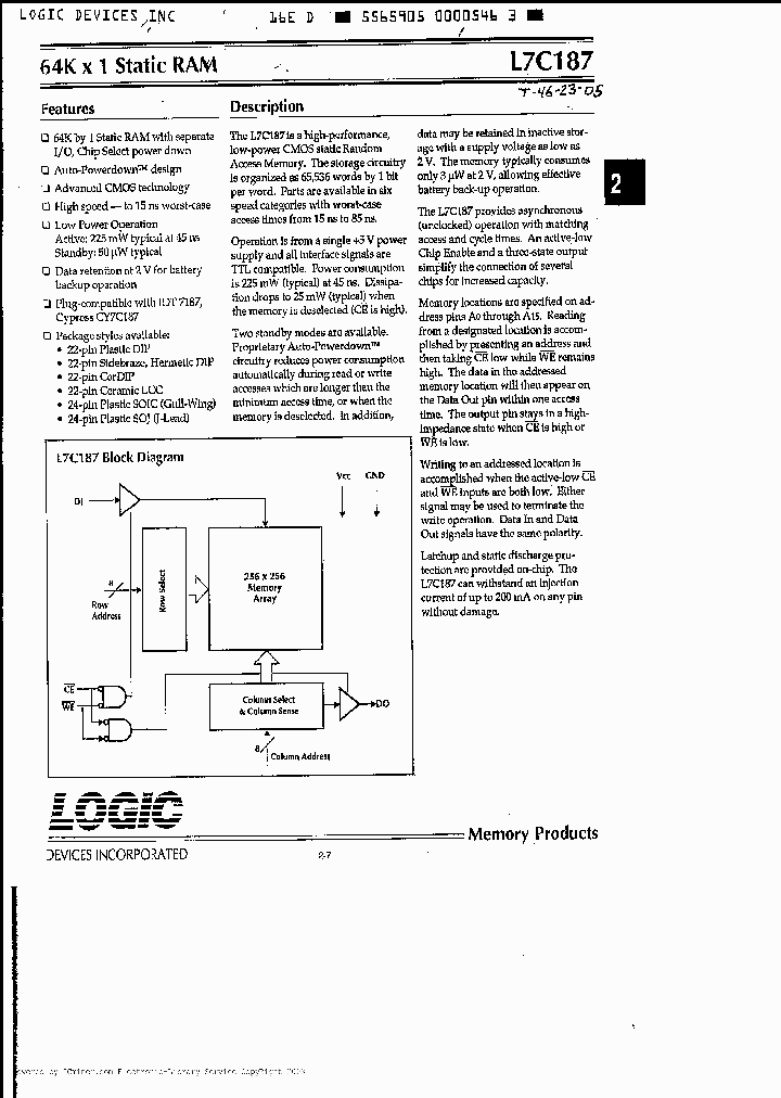 L7C187CM45_3482090.PDF Datasheet