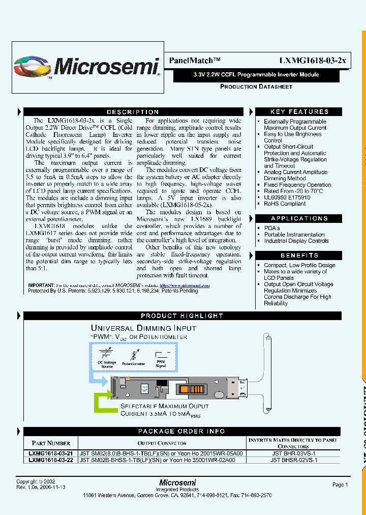 LXMG1618-03-2X_3489772.PDF Datasheet