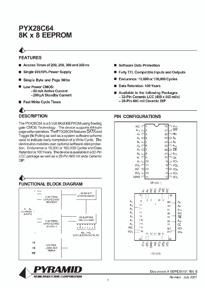 PYX28C64-25L32M_3489848.PDF Datasheet