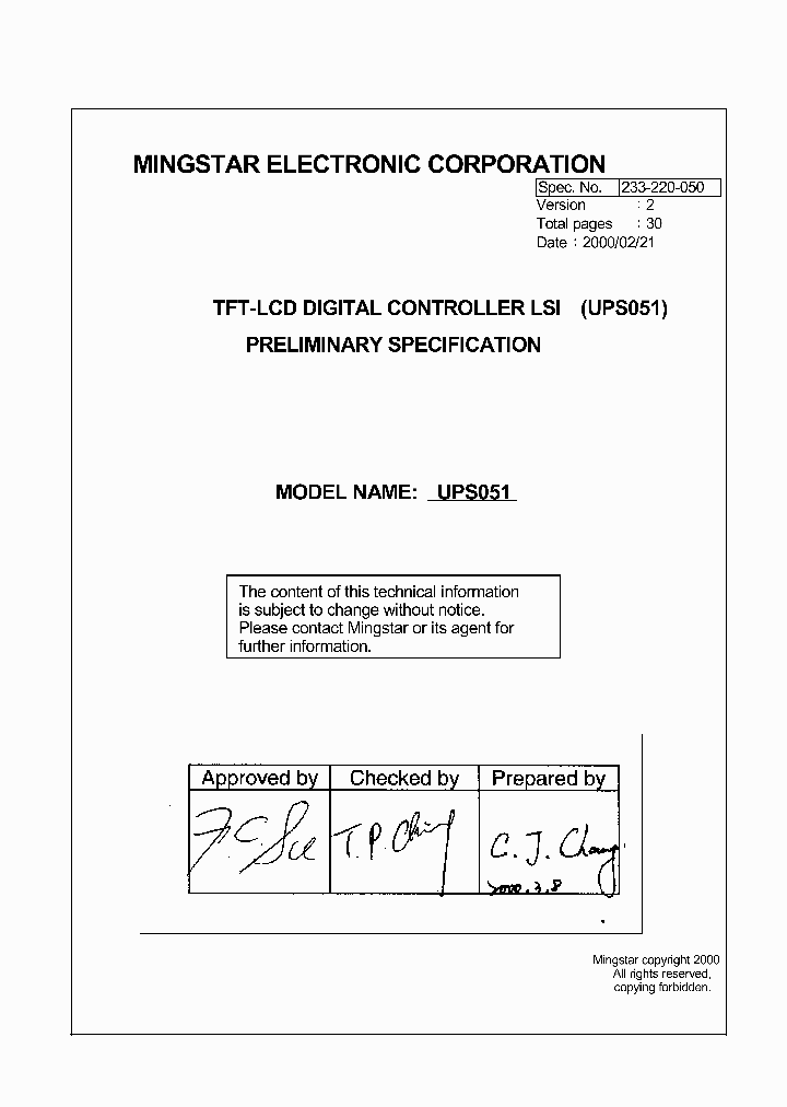 UPS051DIGCONTROLIC_3494722.PDF Datasheet