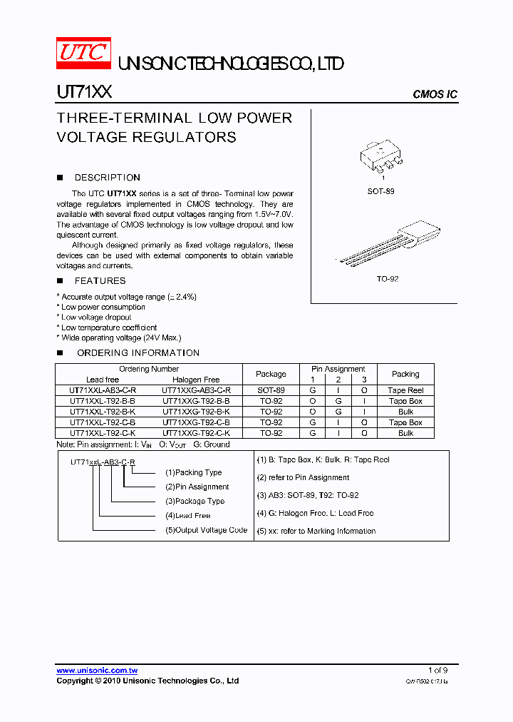 UT71XXL-T92-B-B_3502335.PDF Datasheet