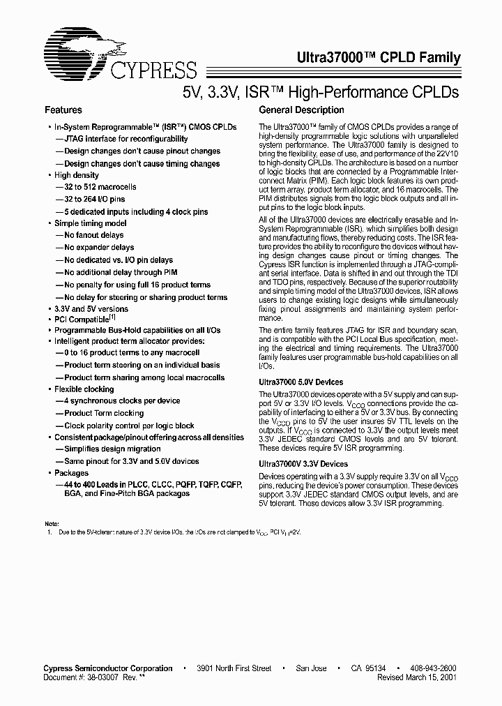 CY37512P256-100BGI_3506363.PDF Datasheet
