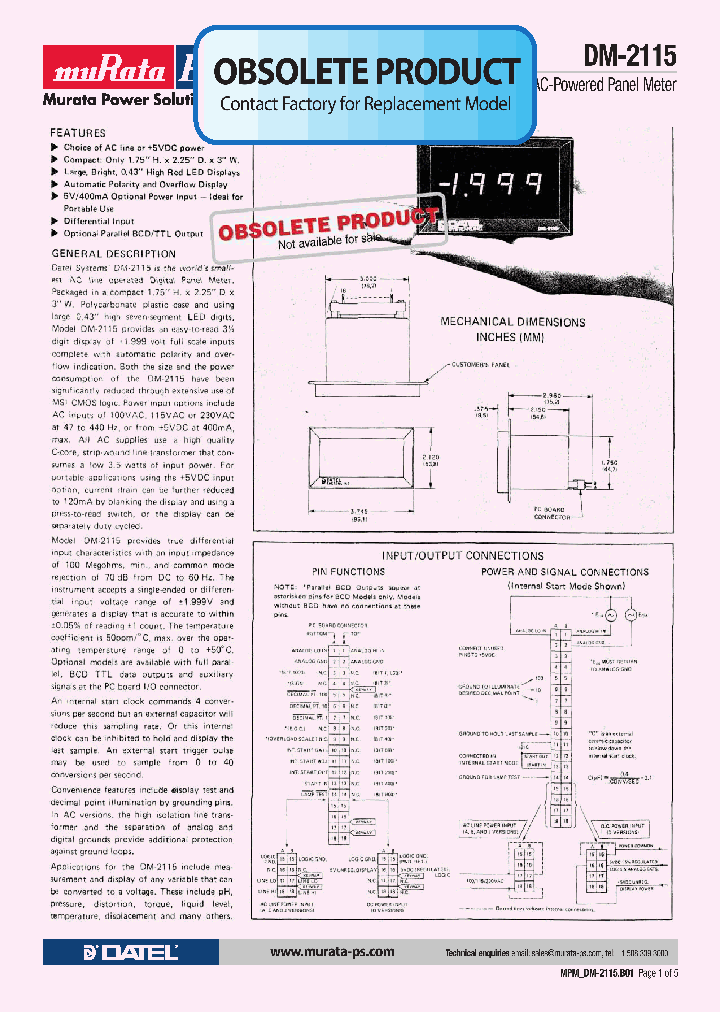 DM-2115_3511828.PDF Datasheet