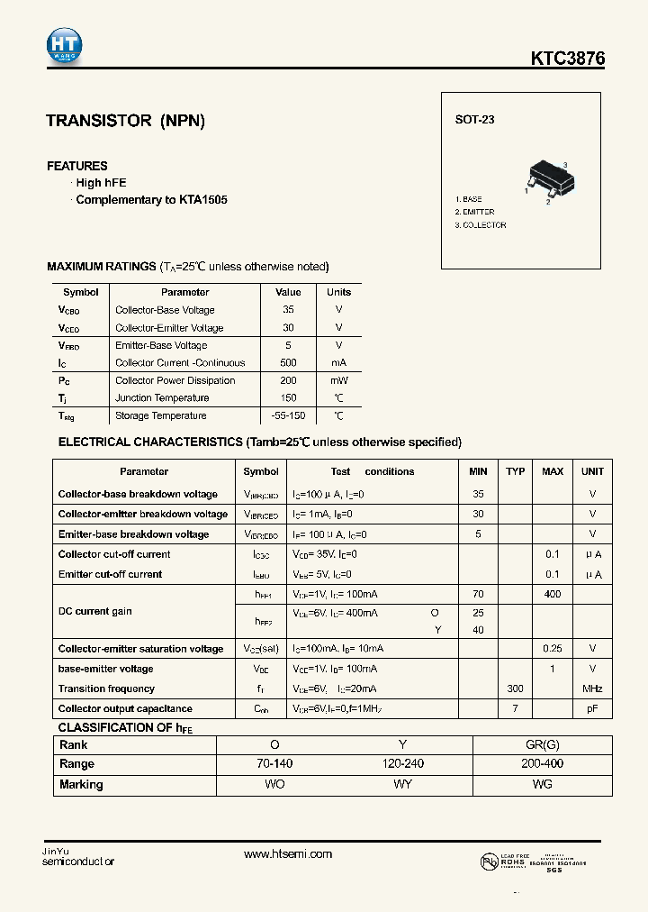 KTC3876_3511948.PDF Datasheet