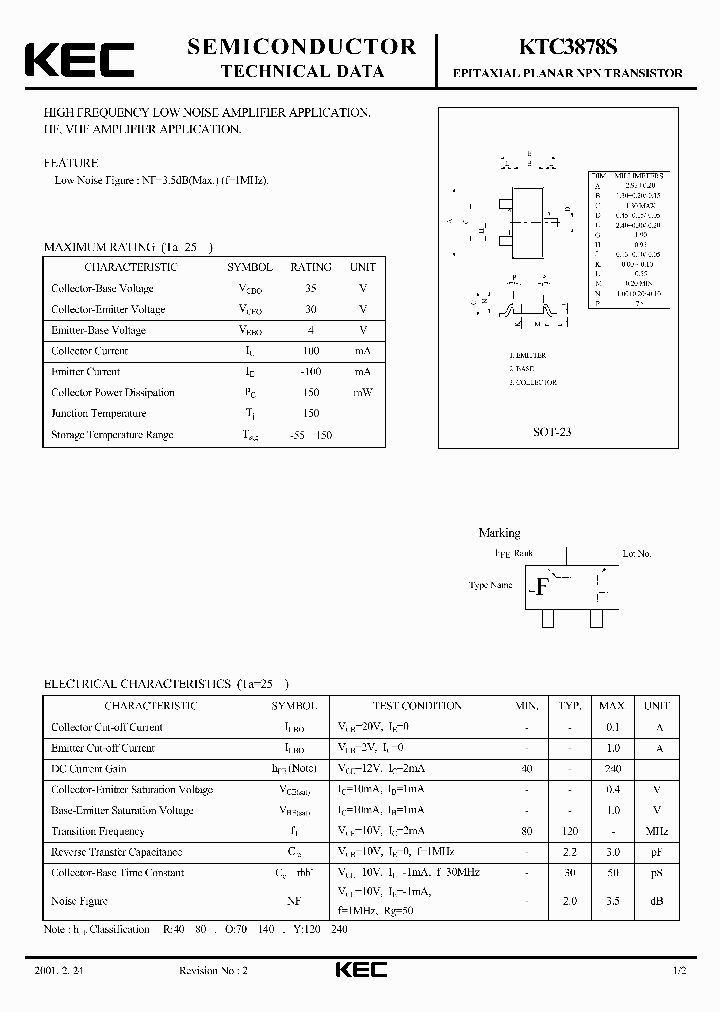 KTC3878S_3511950.PDF Datasheet