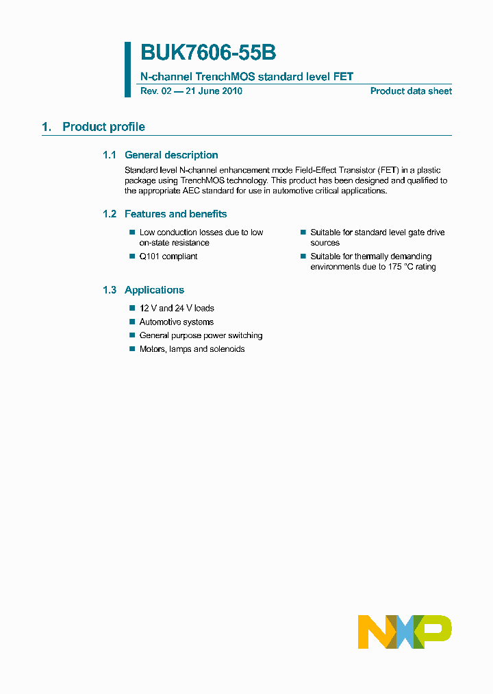 BUK7606-55B_3516060.PDF Datasheet