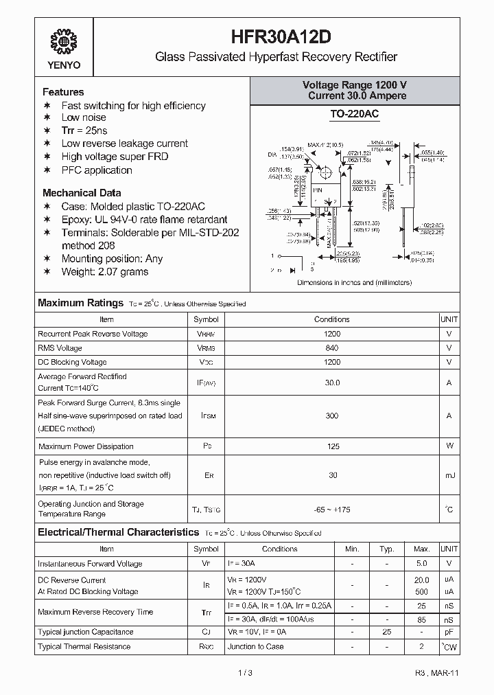 HFR30A12D_3535618.PDF Datasheet