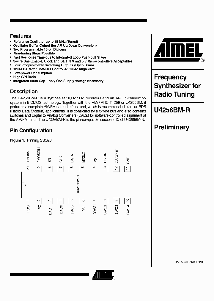 U4256BM_3538304.PDF Datasheet