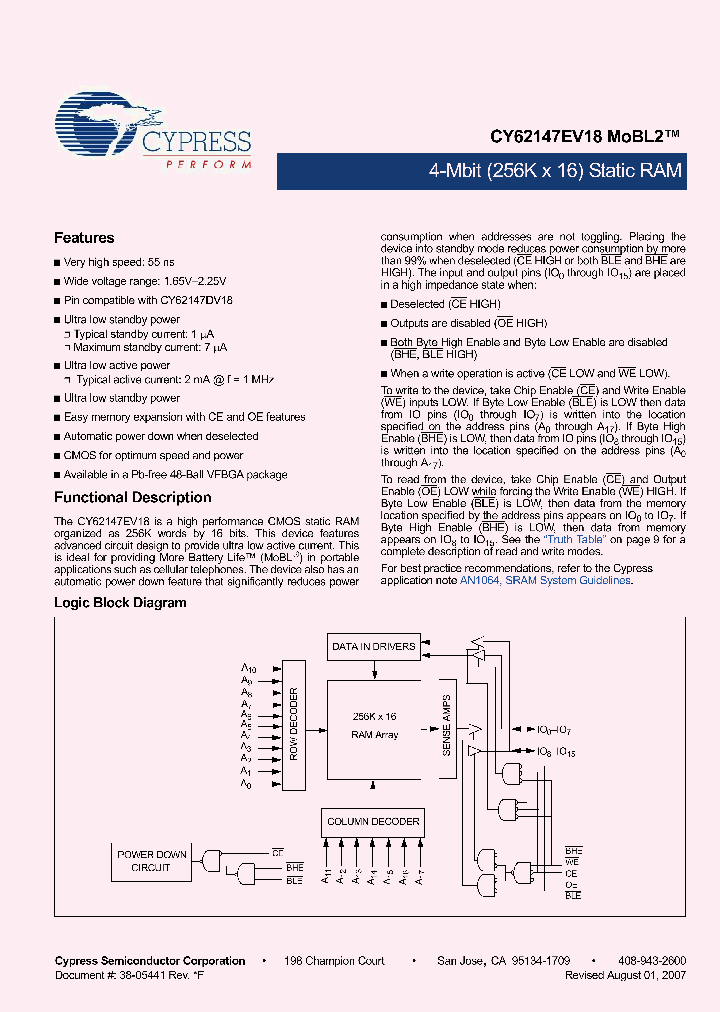CY62147EV18LL-55BVXI_3539647.PDF Datasheet