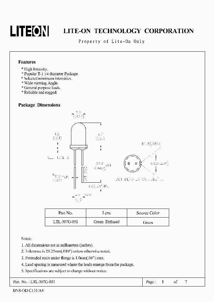 LTL-307G-051_3542718.PDF Datasheet