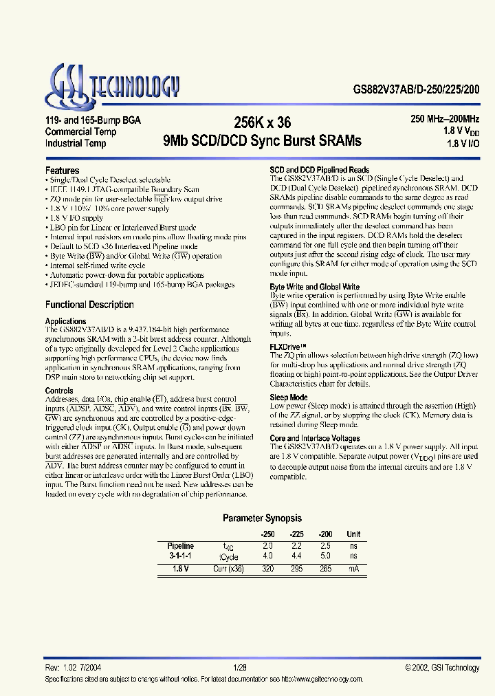 GS882V37AB-225_3546278.PDF Datasheet