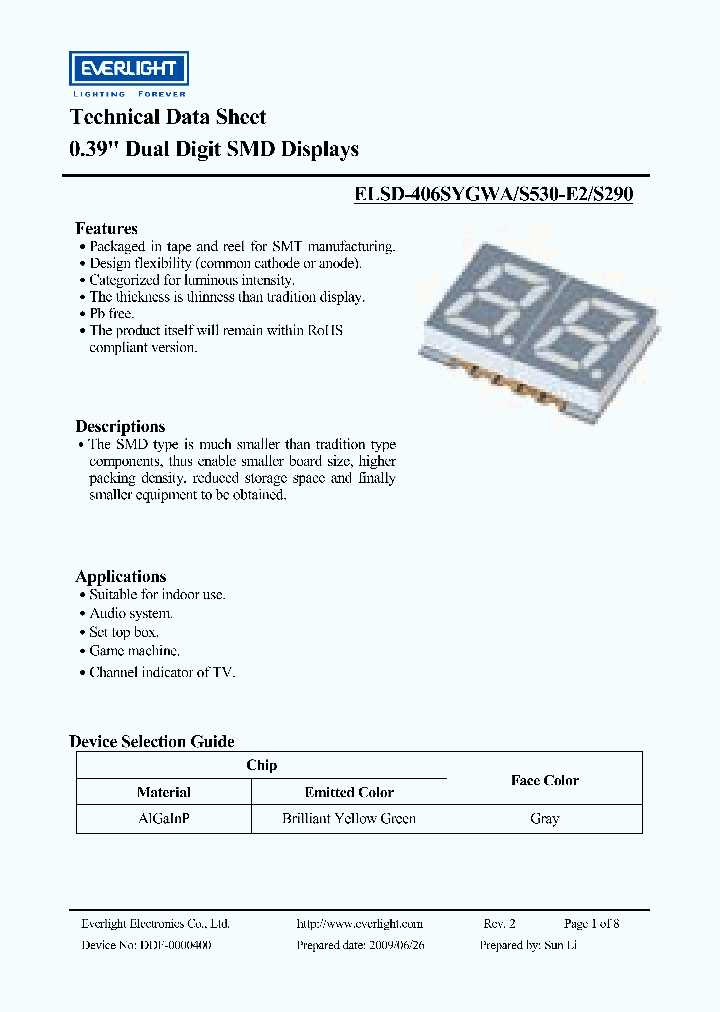 ELSD-406SYGWA_3546836.PDF Datasheet