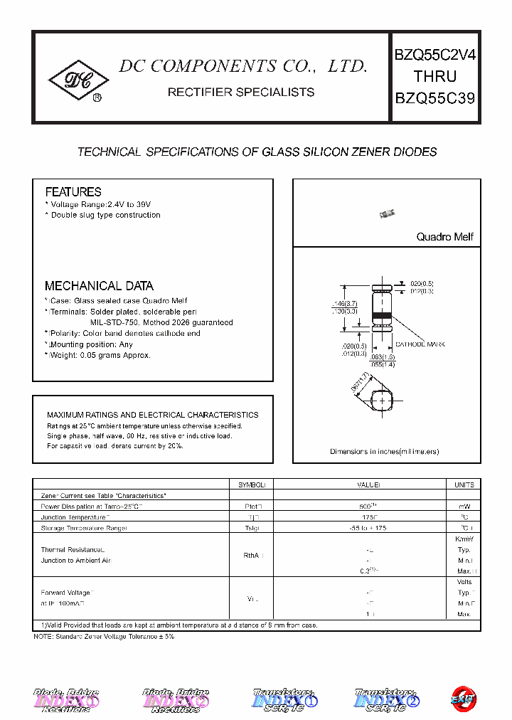 BZQ55C6V2_3554497.PDF Datasheet