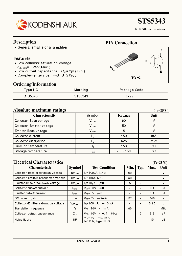 STS5343_3555467.PDF Datasheet